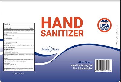 Americlean 8oz Label (Americlean 8oz Jpg)